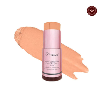 Glamorous Face Foundation Stick (GF Oriental) white-background product image with Vanity Vibes badge