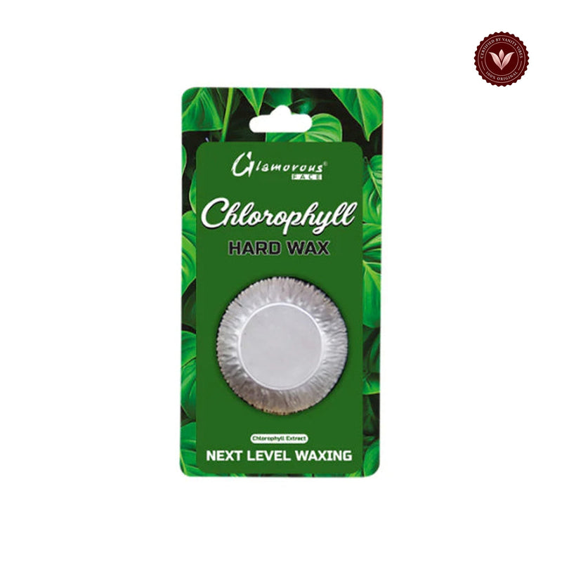 Glamorous Face Hard Wax, Smooth, Long-Lasting Hair Removal (Chlorophyll) white-background product image with Vanity Vibes badge