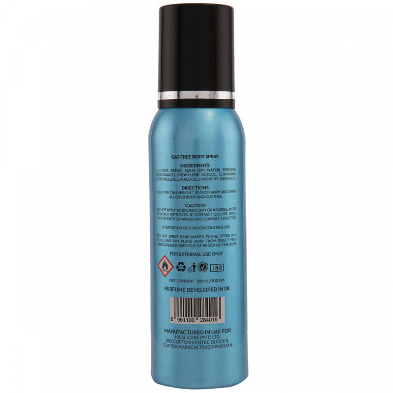 Bold Ice Perfume Body Spray 120ml For Men & Women – Long Lasting Cool Fresh Fragrance Deodorant Spray, Refreshing Body Mist, 