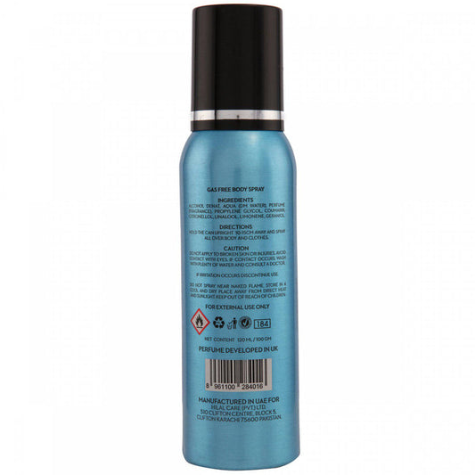 Bold Ice Perfume Body Spray 120ml for Men & Women - Long Lasting Cool Fresh Fragrance Deodorant Spray, Refreshing Body Mist, 