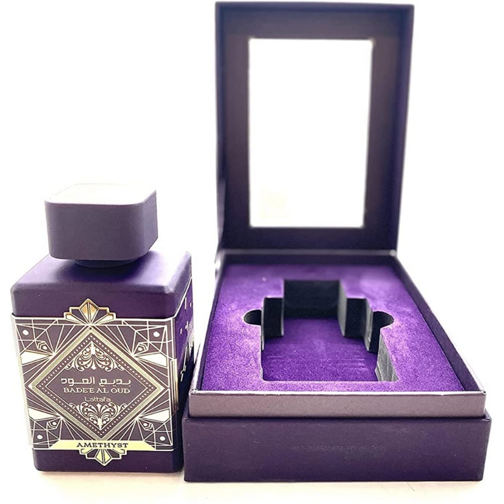 Lattafa Badee Al Oud Amethyst Purple Eau de Parfum For Women And Men 100ml