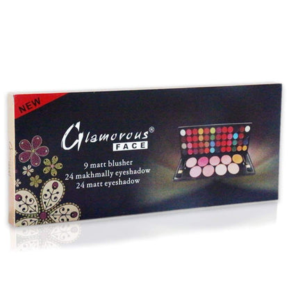 Glamorous Face 24+24+9 Matte, Velvet Eyeshade & Blushon Kit