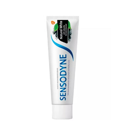 Sensodyne Natural White Fluoride Toothpaste 75ml Gentle Whitening for Sensitive Teeth