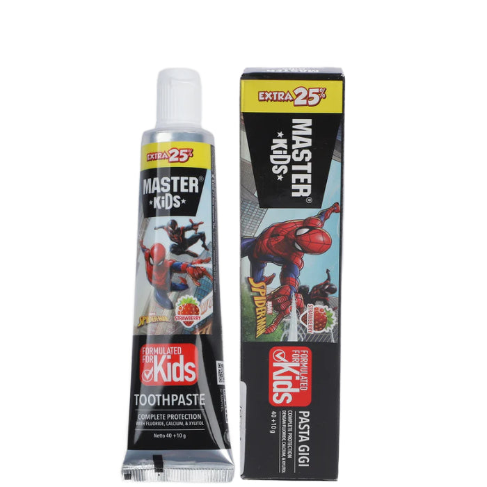Master Kids Spider Man Strawberry Tooth Paste 40+ 10g