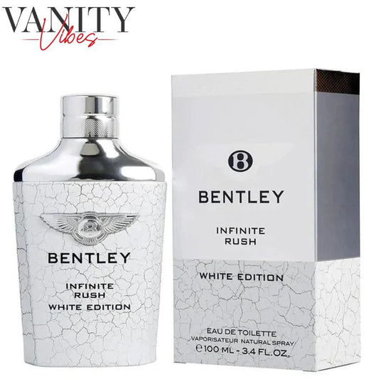 Bentley Infinite Rush White Edition Men Eau de Toilette 100ml Fresh & Dynamic Masculine Fragrance