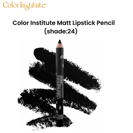 Color Institute Matt Lipstick Pencil (Shade:24)