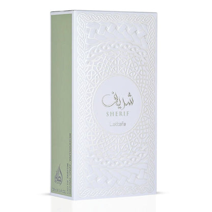 Lattafa Sherif Eau de Parfum 100ml - Long Lasting Oriental Woody Unisex Fragrance for Men & Women