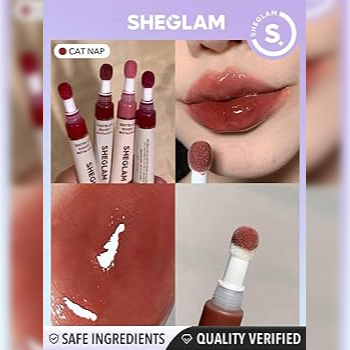 She Glam Sheglam POUT PILLOW CUSHION LIP GLOSS CAT NAP