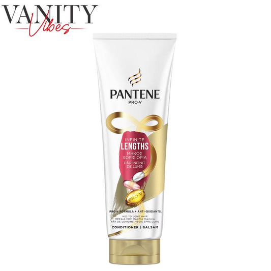 Pantene Pro-V Infinite Lengths Conditioner with Pro-V Formula & Antioxidants 220 ml Strengthening & Length-Enhancing Hair Care
