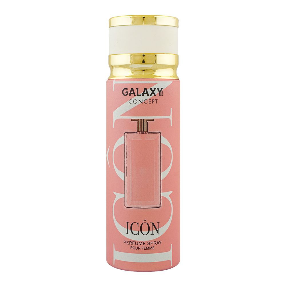 Galaxy Concept Icon Perfume Spray Pour Femme 200ml - Long Lasting Women’s Fragrance Body Mist for Elegant & Fresh Scent