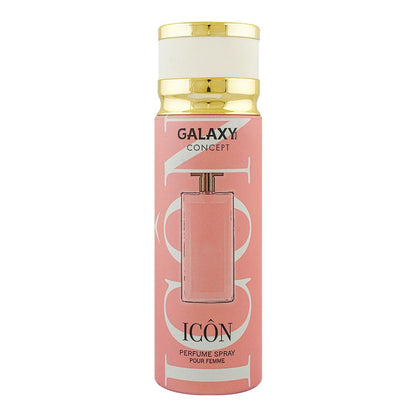 Galaxy Concept Icon Perfume Spray Pour Femme 200ml - Long Lasting Women’s Fragrance Body Mist for Elegant & Fresh Scent
