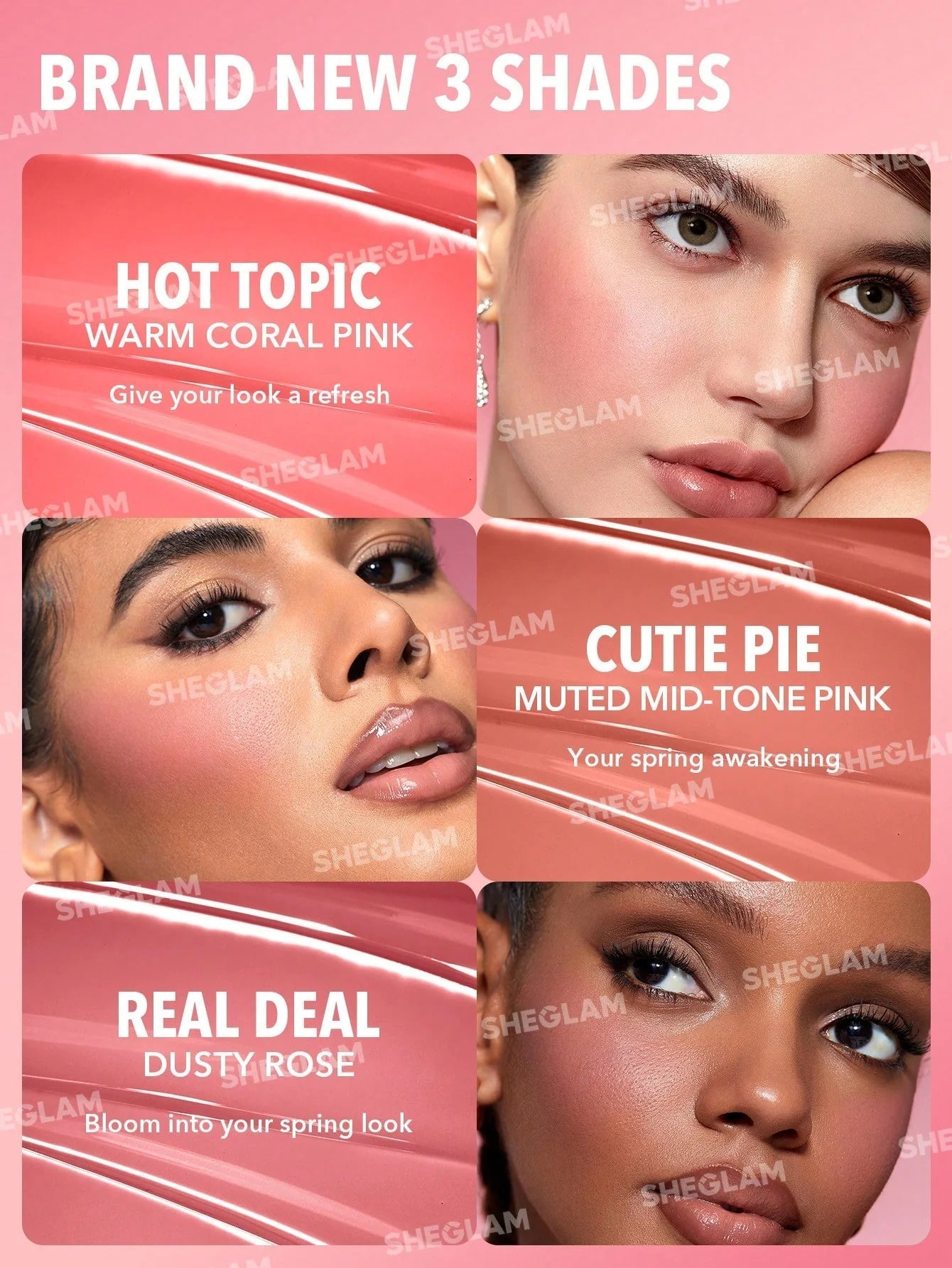 She Glam Sheglam Color Bloom Liquid Blush in Shade Real Deal 5.2 ml Natural Flush & Long-Lasting Glow