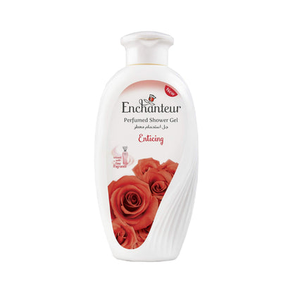 Enchanteur Enticing Perfumed Shower Gel 250ml - Deep Cleansing Moisturizing Body Wash with Long Lasting Floral Fruity Fragran