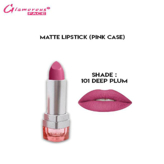 Glamorous Face Matte Lipstick Vitamin E & Aloe Vera Extracts (shade 101) (deep plum)