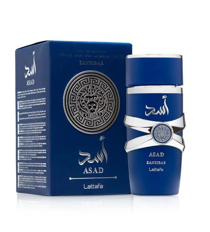 Lattafa Asad Zanzibar Eau de Parfum 100ml - Long Lasting Original Masculine Fragrance for Men (2024 Edition)