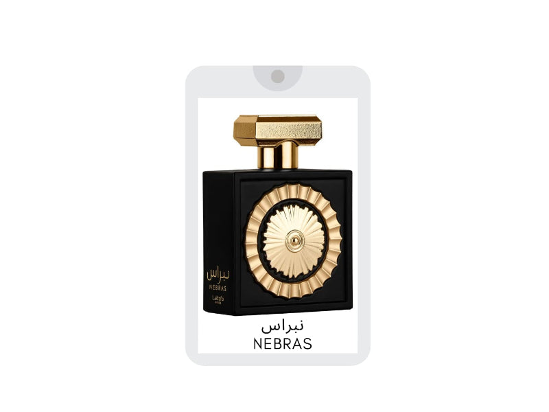 Lattafa Pride Nebras EDP Spray 20ml Travel Size Unisex Perfumes for Men & Women.