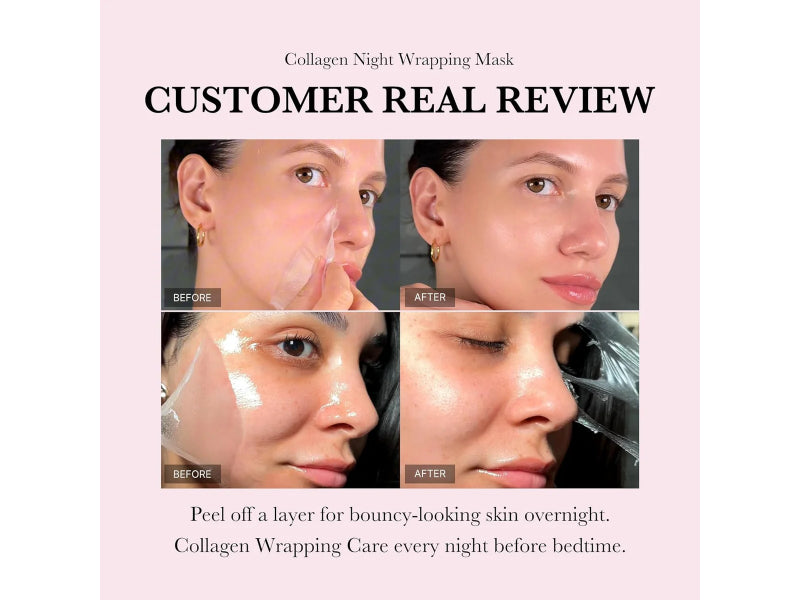Medicube Collagen Night Wrapping Mask 75 ml Overnight Firming & Hydration (K Beauty)