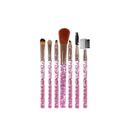 Glamorous Face 7 in 1 Brush Set (Pink)