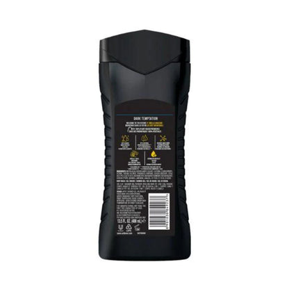 Axe Dark Temptation 12h Long Lasting Fragrance 3 In 1 Body Wash 400ml