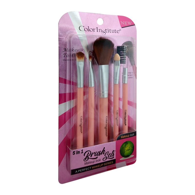 Color Institute 5 in 1 Brush Set (Pink)