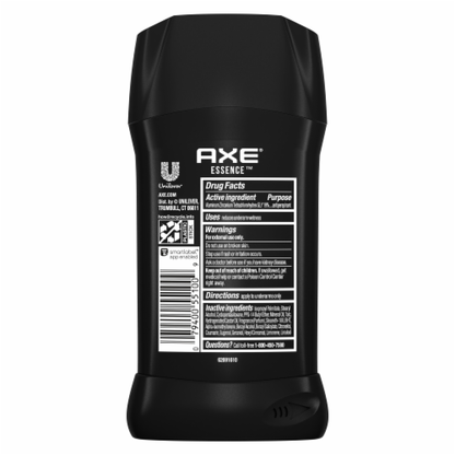 AXE Essence Black Pepper & Cedarwood Antiperspirant Deodorant Stick 48 Hour Sweat and Odor Protection 76g
