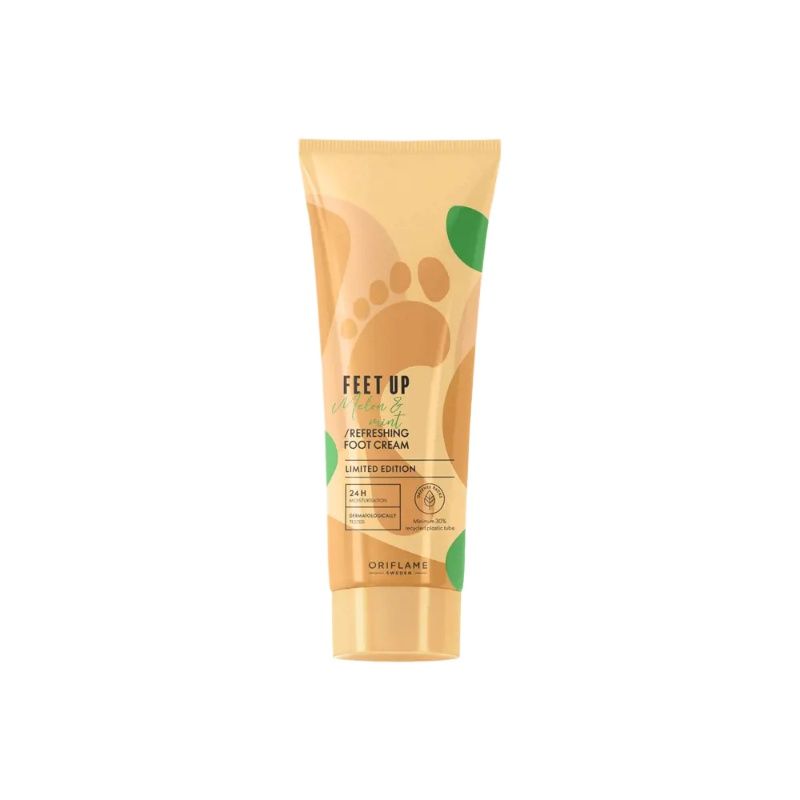 Oriflame Feet Up Melon & Mint / Refreshing Foot Cream 75ml