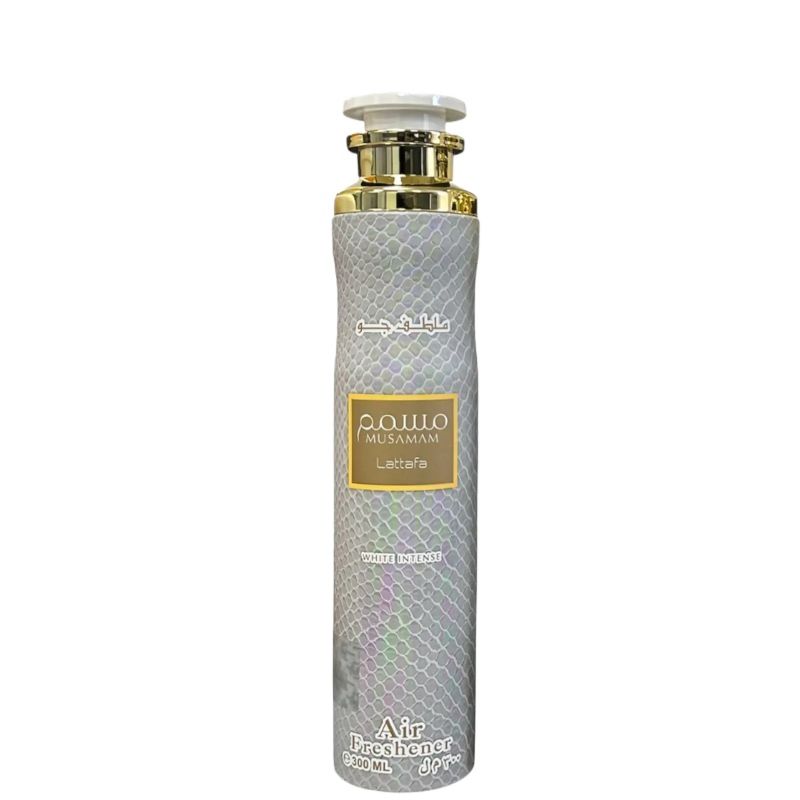 Lattafa Musamam Air Freshener 300ml – Long Lasting Luxury Oriental Woody Fragrance Room Spray for Home & Office