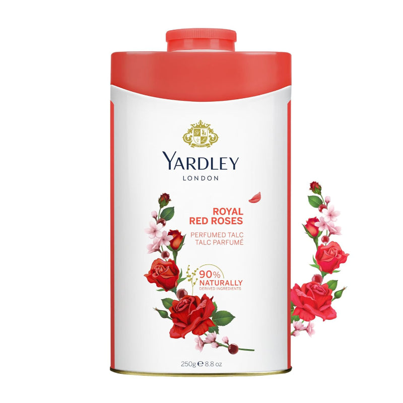 Yardley London Royal Red Rose Perfumed Talcum Powder 250g