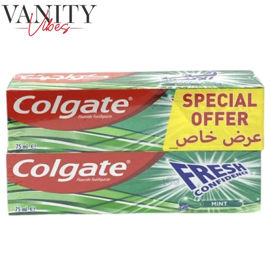 Colgate Fresh Confidence Mint Gel Toothpaste 75ml Long-Lasting Fresh Breath & Cavity Protection