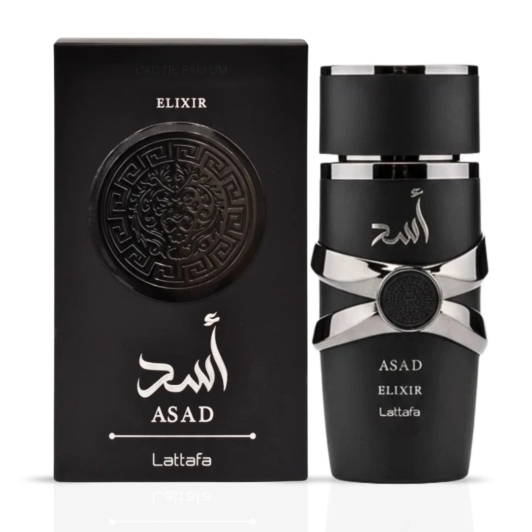 Lattafa Asad Elixir Eau De Parfum 100ml – Long Lasting Original Masculine Fragrance for Men