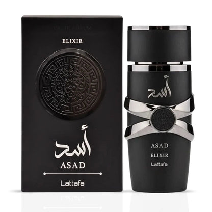Lattafa Asad Elixir Eau De Parfum 100ml – Long Lasting Original Masculine Fragrance for Men