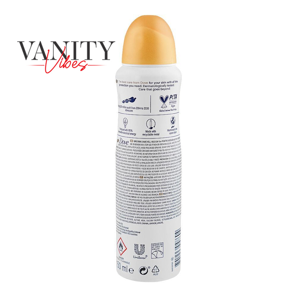 Dove Go Fresh Grapefruit & Lemon Grass Scent Anti-Prespirant Deodorant Spray- 150ml