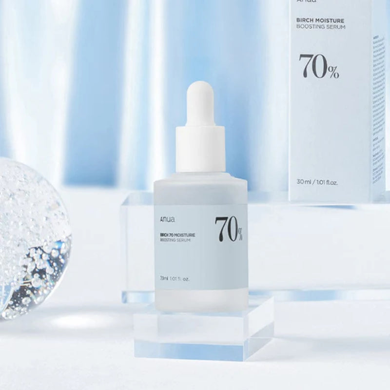 Anua Birch 70% Moisture Boosting Serum 30 ml Deep Hydration & Skin Nourishment (K Beauty)