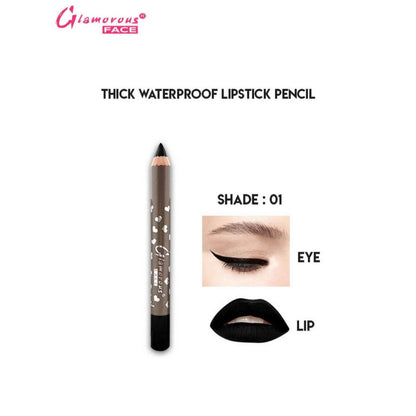 Glamorous Face Thick WaterProof LipStick Pencil (SHADE 01)