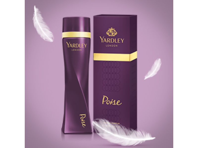 Yardley London Poise Eau de Parfum for Women 100ml - Elegant Floral Fruity Fragrance Perfume with Long Lasting Feminine Scent