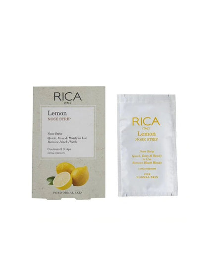 Rica Nose Strip Lemon for Normal Skin 8 Strips