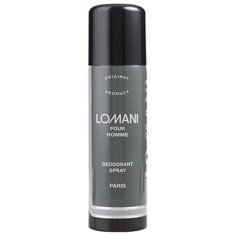 Lomani Pour Homme Paris Deodorant Spray 200ml – Long Lasting Fresh Woody Aromatic Masculine Fragrance Body Spray for Men Dail