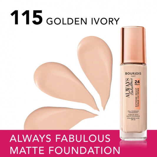 Bourjois Pars Fabulous Foundation 115 Gold Ivory 30 ml