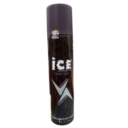 ICE Sakamichi Paris Maroon Parfum Spray Body Spray 150ml Long-Lasting Bold Masculine Fragrance