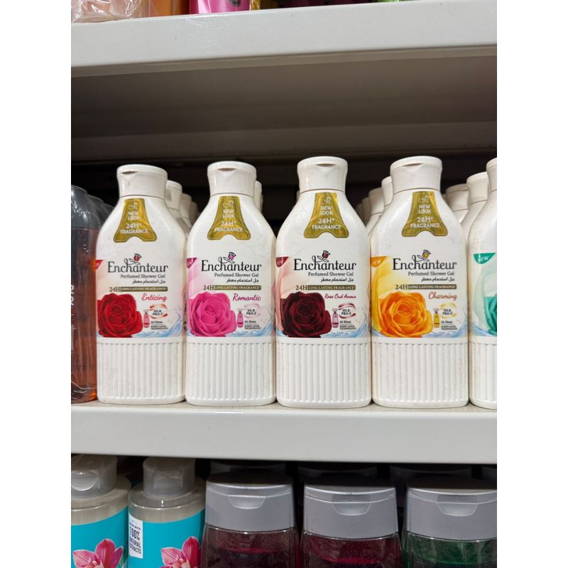 Enchanteur New Look Charming Perfumed Shower Gel 250ml - 24H Long Lasting Fragrance Body Wash for Soft, Smooth & Fragrant Ski
