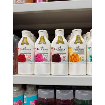 Enchanteur New Look Charming Perfumed Shower Gel 250ml - 24H Long Lasting Fragrance Body Wash for Soft, Smooth & Fragrant Ski