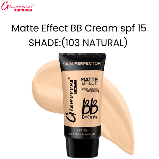 Glamorous Face Matte Effect BB Cream spf 15 (Shade:103 Natural)