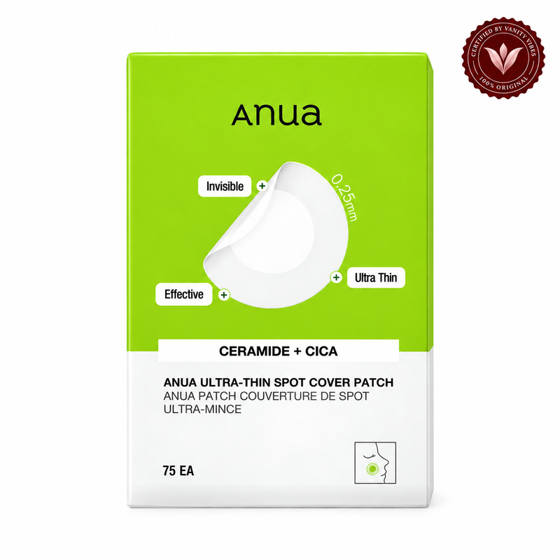 ANUA Ultra Thin Spot Cover Patch 75 Ea Skin Care Beauty Products — Vanity Vibes sealed product photo