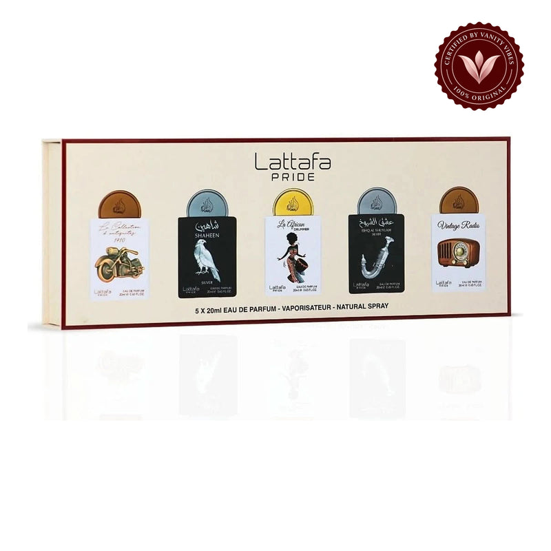 Lattafa Pride Gift Set Collection No.5 5 x 20ml – front product image