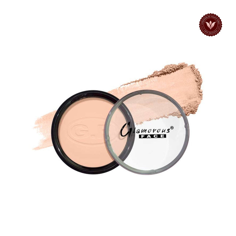 Glamorous Face Refill Pack Face Powder (Shade:06 Natural Fair) white-background product image with Vanity Vibes badge