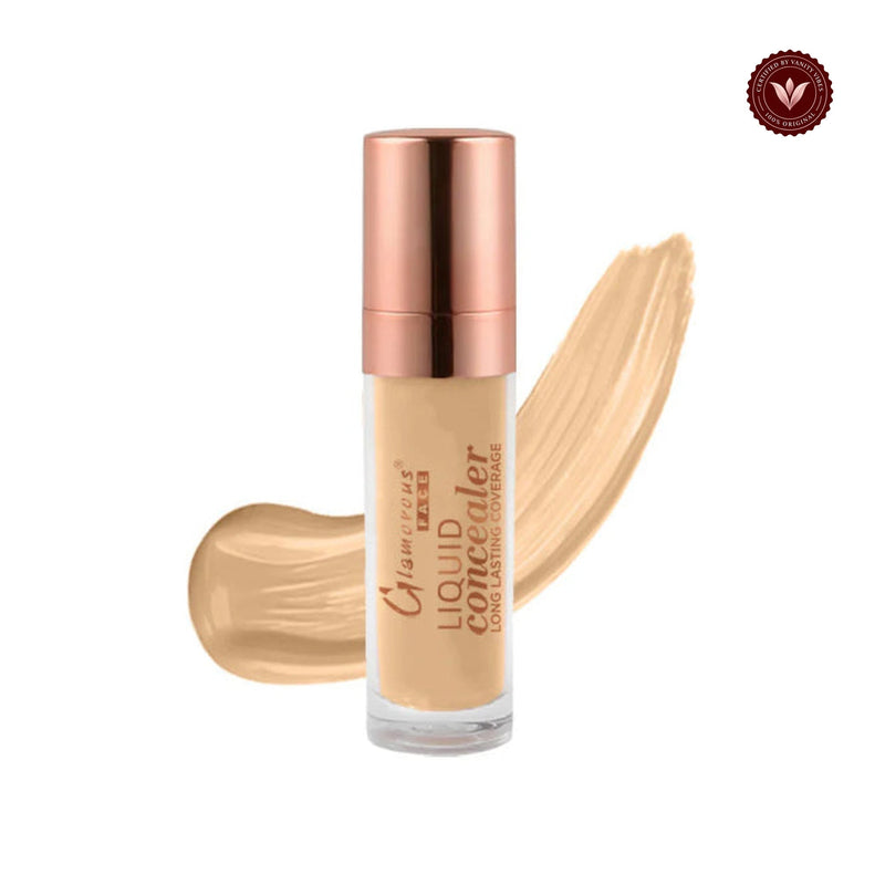 Glamorous Face Liquid Concealer Long Lasting (Shade:02) white-background product image with Vanity Vibes badge