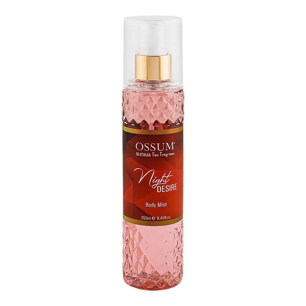 Ossum Night Desire Body Mist 250ml Long-Lasting Bold & Sensual Fragrance