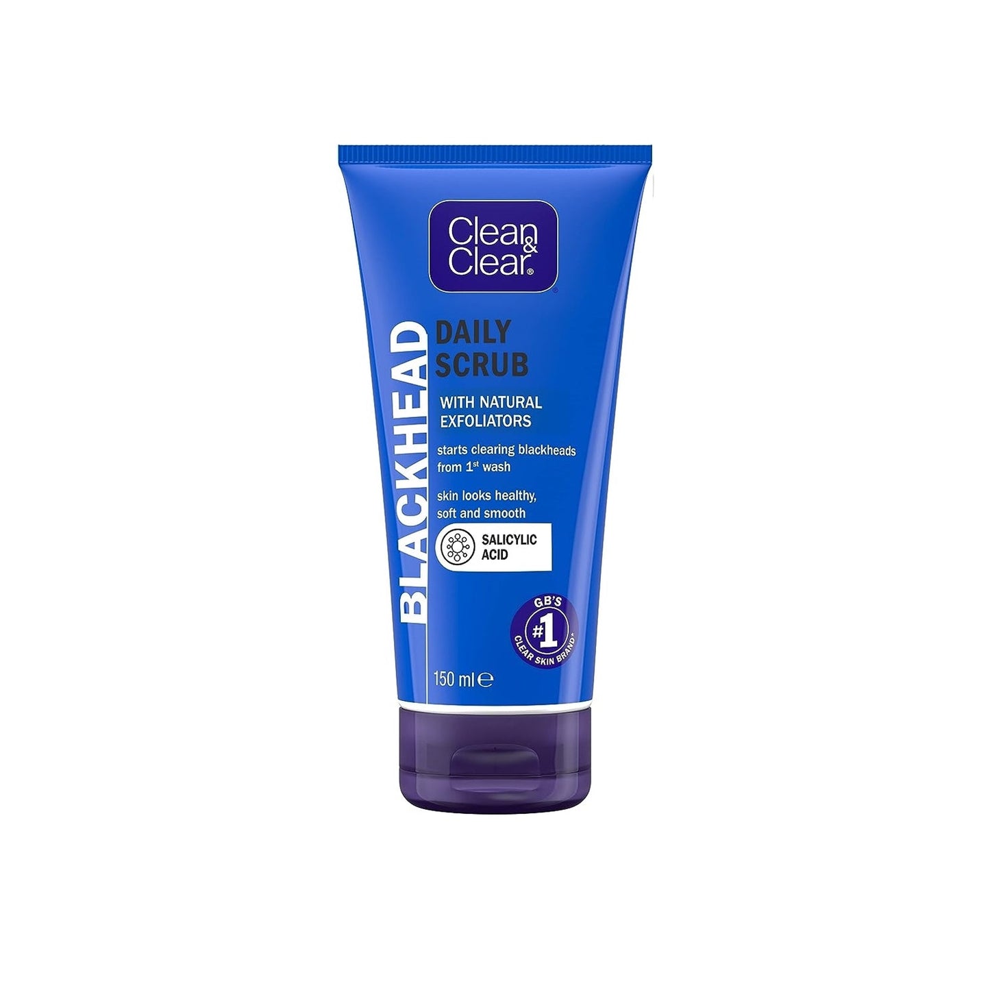 Clean & Clear Blackhead Clearing Daily Scrub 150ml Deep Clean & Clear Skin
