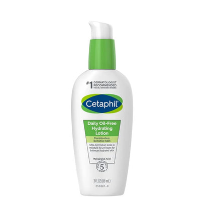 Cetaphil Face Moisturizer, Daily Oil-Free Hydrating Face Lotion with Hyaluronic Acid