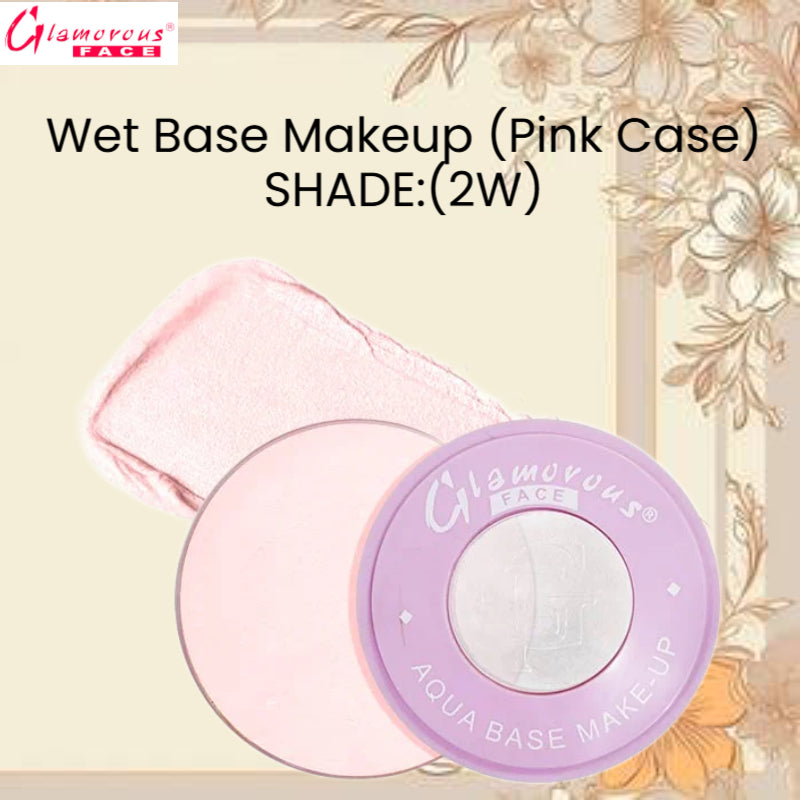 Glamorous Face Wet Base Makeup (Pink Case) (Shade:2W)